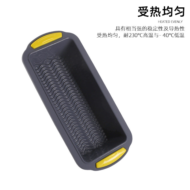 Baking cake mold toast bread rectangular silicone cake mold colorful cake tools baking tools