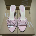Za2024 summer new bowknot decorated high heel slingback sandals - women's outerwear