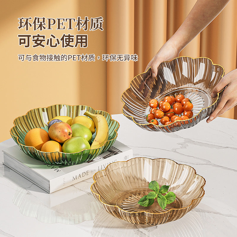 Dried fruit box Creative candy box Household dried fruit plate Combination grid with cover Living room Chinese New Year fruit melon seed candy plate