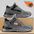 Winter new men's shoes: fleece-lined, warm, double-layer cotton shoes for men - waterproof, slip-resistant, work safety, wear-resistant, thick-soled athletic shoes