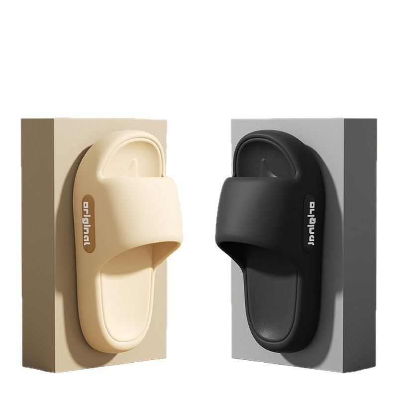 New arrival labeling thick sole non-slip eva sandals thick soleeva non-slip bathroom women's slippers home portable