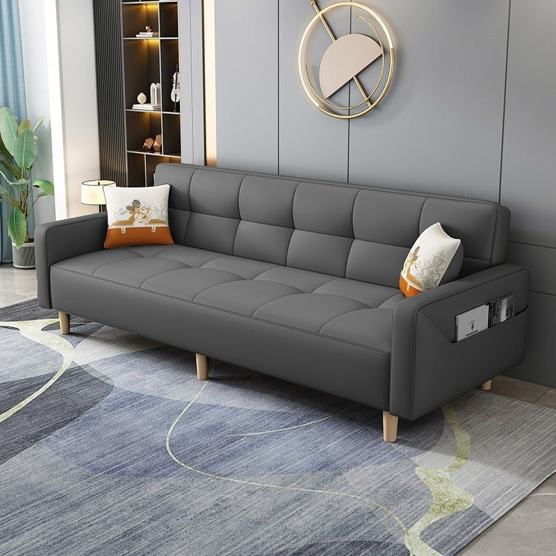 Folding sofa bed - new  model for small living rooms, apartments, and rental properties - 2-in-1 design