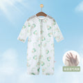 Baby summer romper infant clothes baby home air conditioning suit 0-1 year old newborn long sleeve onesie crawling suit