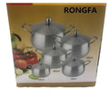 Factory price export10pcs aluminum pot packed with aluminum pots hot selling export pot suitkitchenware