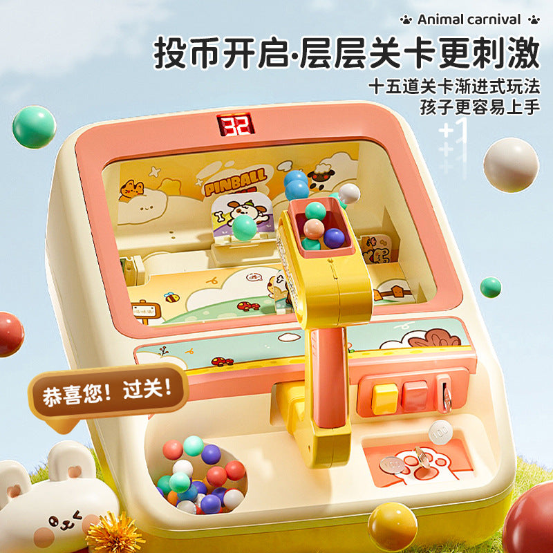 Kids' marble run game toy - educational puzzle for boys, parent-child logic & focus training, stress relief, level-based challenge, birthday gift