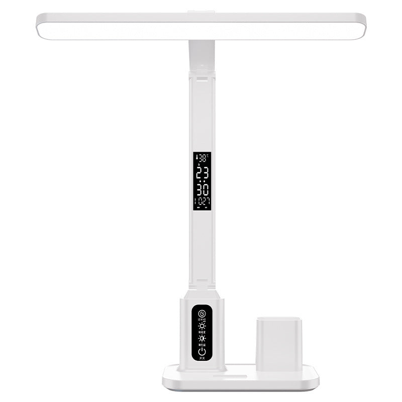 led foldable desk lamp - student study eye protection, dorm room, kids' bedside, rechargeable, timer, reading night light