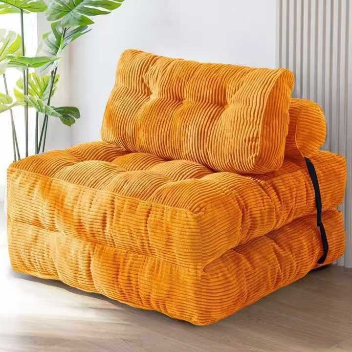 Compression vacuum lazy sofa fabric foldable normcore modern for home living room sofa bed