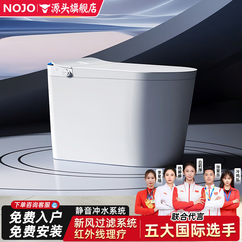 Light smart toilet fully automatic voice for homeall-in-one foam shield splash-proof no water pressure limit electric toilet