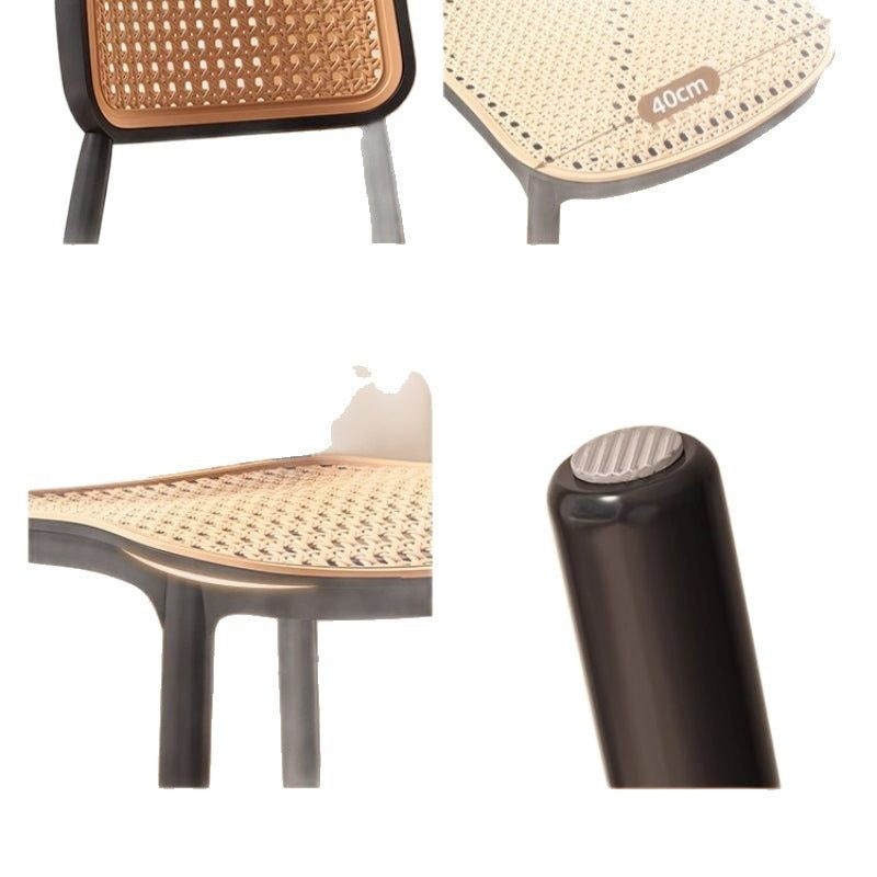 Household dining chairs, commercial dining tables and chairs, plastic rattan chairs, office chairs, antique rattan chairs, backrest chairs, breathable outdoor stools
