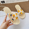 Trendy floral slides for women - new summer collection: unique design, non-slip soft sole, perfect for beach & pool