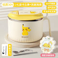 Instant noodle bowl with lid 304 stainless steel rice bowl dormitory cute lunch box portable tableware large capacity lunch box