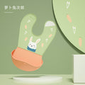 Baby eating bib waterproof silicone bib kidssoft food bib baby saliva bib kids anti-dirty handy gadget