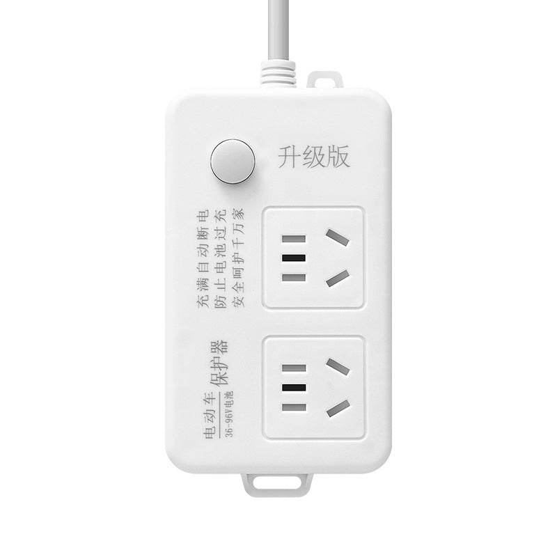 Smart power strip electric vehicle anti-overcharge automatic power off multifunctional socket electric vehicle charging protector power strip