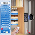 【55cm remote control clock model】national aa grade black frame + plug-in & rechargeable dual use + dimmable & color temperature adjustable