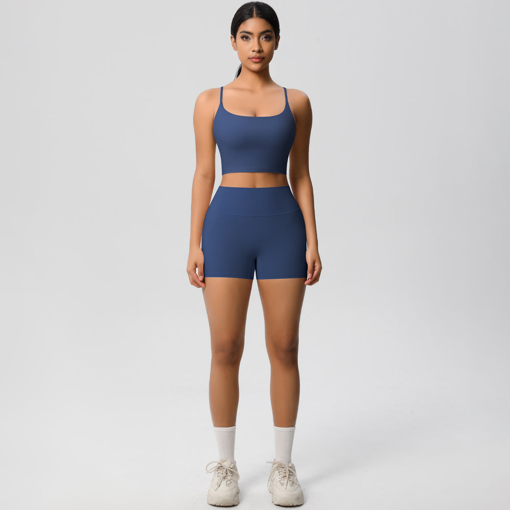 Spring/summer outdoor casual running yoga outfit set - new cloud-like quick-dry compression sportswear set for running and fitness