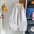 【beat the heat this summer】new summer collection: stylish, lightweight, and breathable 100% cotton casual pants for kids - versatile, loose-fit trousers (style 2613)