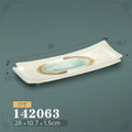 New gold inlaid with jade 142063