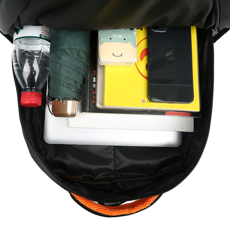 Backpack, college student schoolbag, dirt-resistant large-capacity outdoor travel backpack, men's high-end computer bag 16 inches