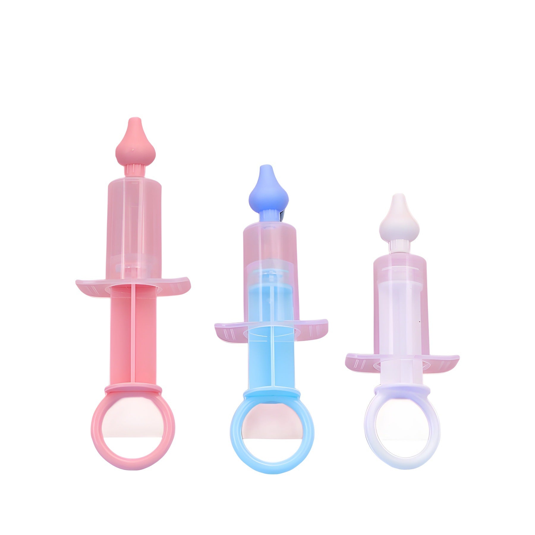 Factory direct sales baby syringe silicone nose suction, does not hurt the nasal cavity, anti-backflow silicone nose suction wholesale
