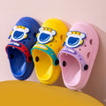 Kids crocs slippers boys summer cartoon indoor stepping on shit cute outwear soft bottom baby bathroom sandals