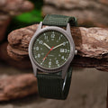 New canvas watch for men - casual, stylish, gift-worthy, military-inspired, with date display - perfect for students and sports - quartz movement