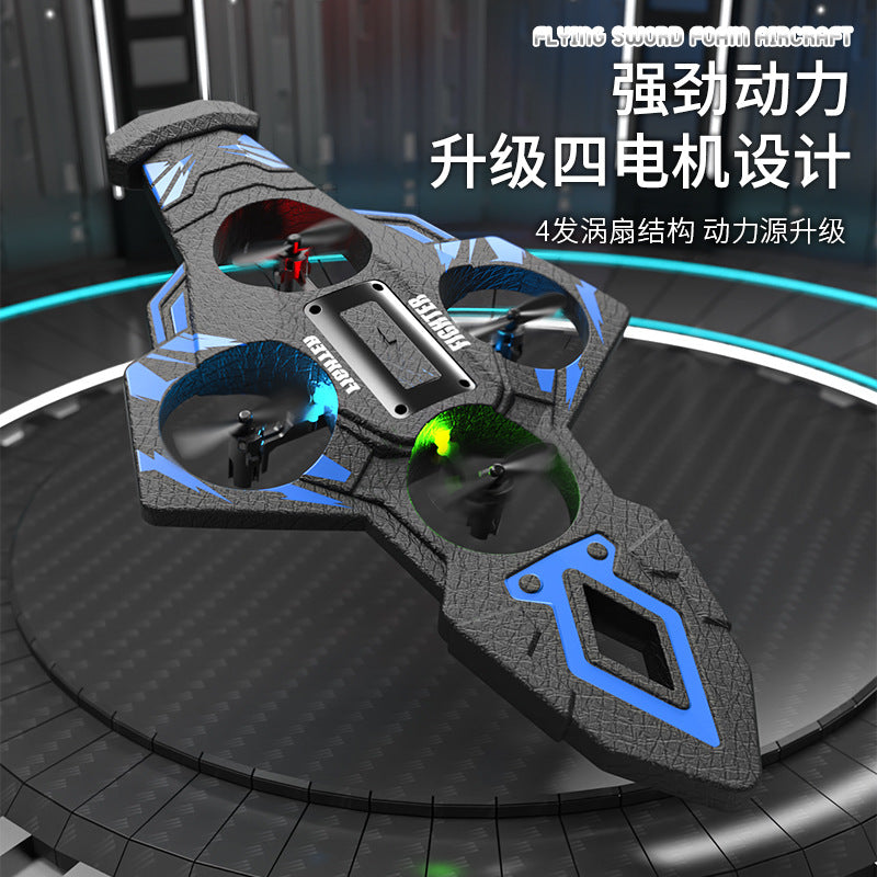 2025 new cross-border remote control foam airplane - gravity sensing stunt flying sword - children's toy drone
