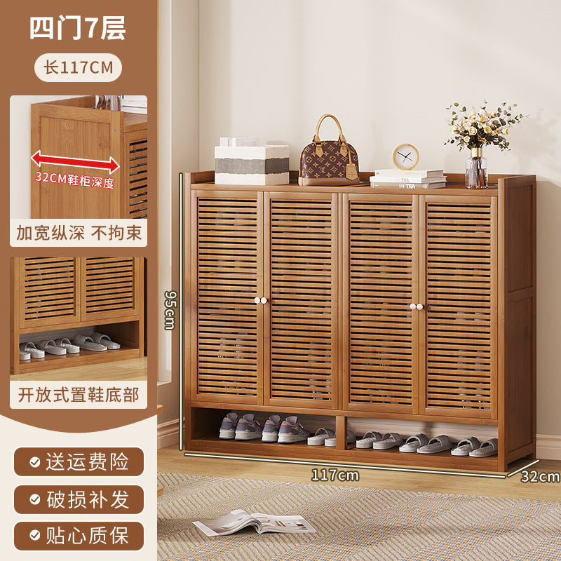 Simple shoe rack at home, large-capacity shoe cabinet at the door, cabinet for storing shoes, dustproof 40 pairs of shoes, new door cabinet