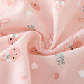 Girls' dress  summer new arrival kids princess dress shirt pink rabbit floral skirt for toddlers and young children