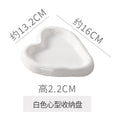 Instagram-worthy photo prop tray, heart-shaped personalized jewelry storage dish, electroplated glossy high-end jewelry display plate