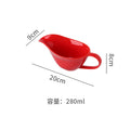 Simple retro practical ceramic sauce cup with handle - ideal for hotels, restaurants, western cuisine, creative steak sauces, and cooking sauces