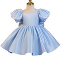 Kids dress princess dress white tutu girl model catwalk dress flower girl little host costume female