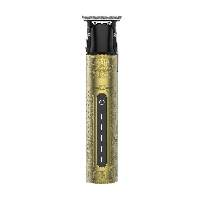 magnetic limit comb electric hairdressing machine washable fast charging hair salon special cutting oil head carving push white electric clipper