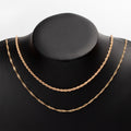 Sweater necklace wholesale european and american cross-border autumn and winter jewelry for women gold-plated thick lines socialite street style fashion stacked neck chain