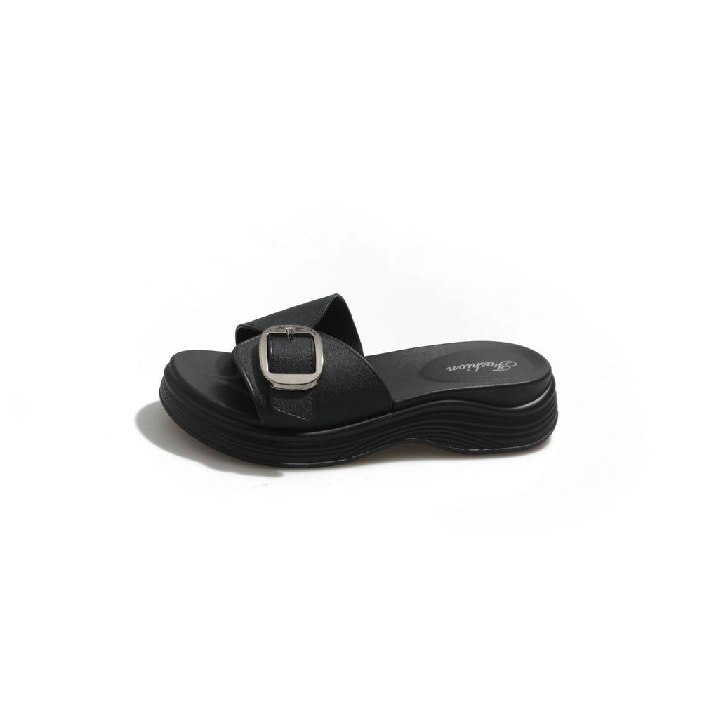 hot-selling 2026 new women's slippers, summer outdoor wear, thick-soled, non-slip, fashionable and versatile sandals, women's export