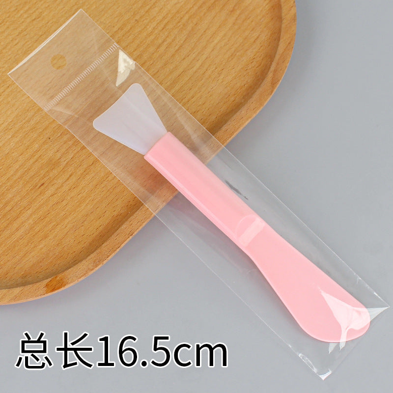 Beauty silicone brush facial mask brush makeup brush soft bristle head brush mud mask beauty tool fan-shaped fruit acid brush