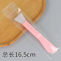 Large double-ended long pole brush, shovel-shaped rose pink