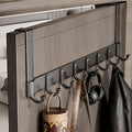 Adjustable over-the-door hanger - no drilling required - door hook for bedroom, wall-mounted storage rack, clothes hook