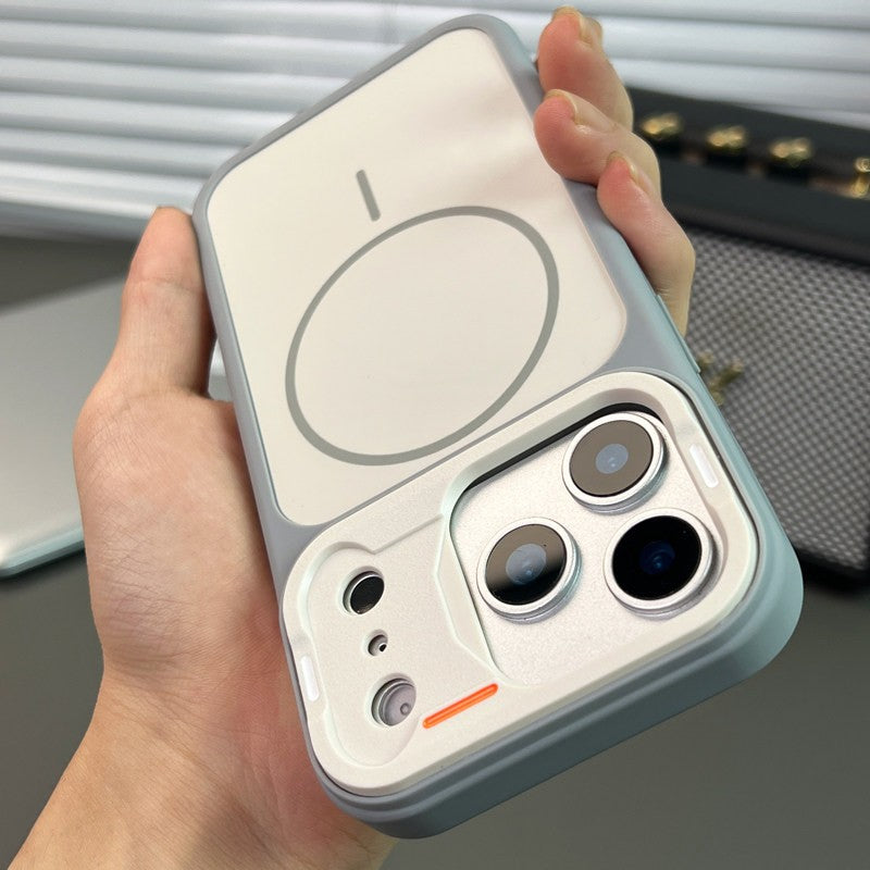 Large window changes in seconds to 17 imitation original magnetic suction apple iphone17promax high-end mobile phone case apple 11 cross-border