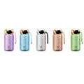 New smart temperature display insulated mug with titanium coated liner, vacuum insulated, outdoor portable mini pocket cup