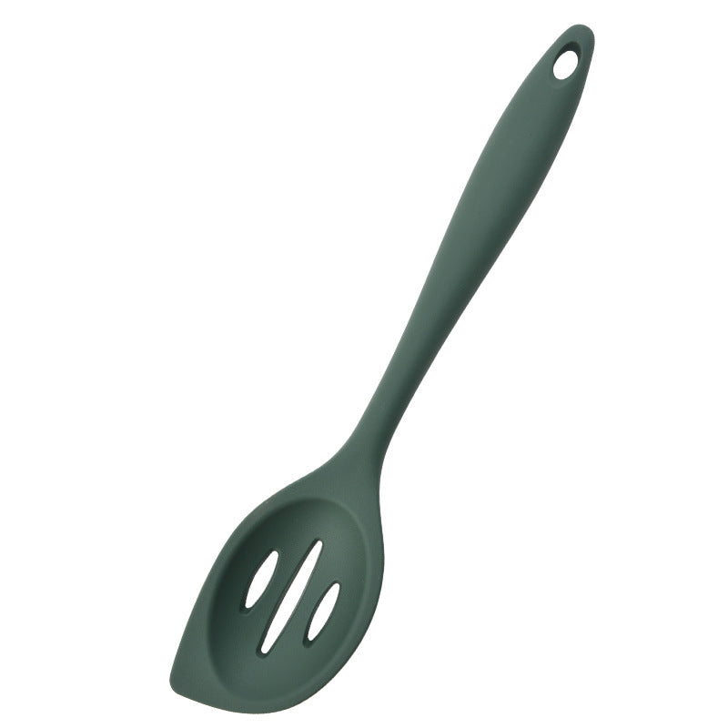 Cooking utensils, silicone spoons, all-inclusive spoons, household spoons, medium salad spoons for children