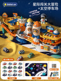 [4-story rocket building + space adventure] 16 cars