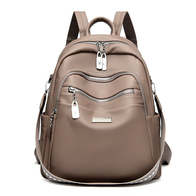 New three-purpose bag large-capacity  women's backpack large-capacity messenger bag retro backpack women's fashion