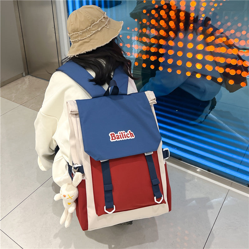 Cross-border new men's and women's backpacks, large-capacity backpacks, laptop bags, travel backpacks, and college students' school bags.