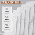 Marble tabletop can be personalized, please contact customer service for personalization