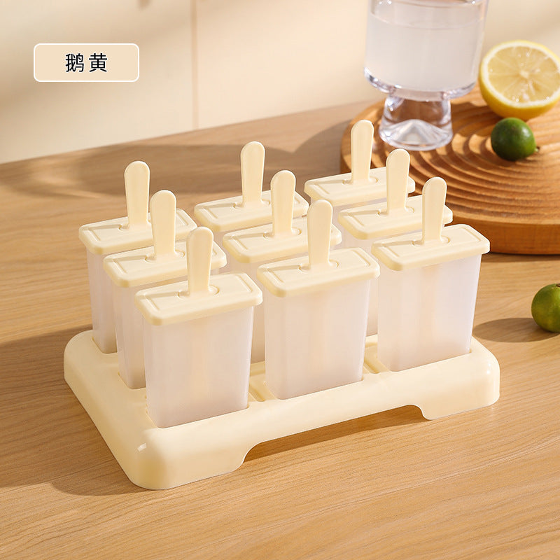 Food grade ice cube mold household make popsicle popsicle children DIY homemade ice cream frozen ice cube box ice grid wholesale