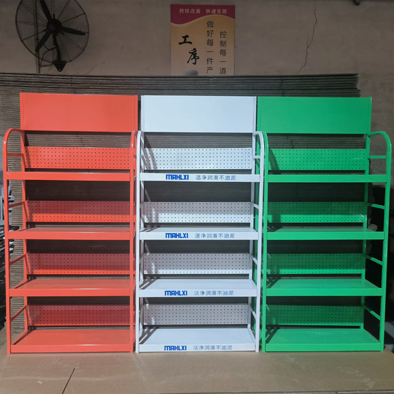 Oil Shelf Display Rack Lubricating Oil Paint Sealant Product Display Rack Supermarket Beverage Multi-layer Storage Small Shelf