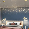 Gypsophila bedside lamp adjustable chandelier popularstylish voice bedroom chandelier adjustable bedside hanging wire lamp