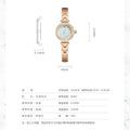 Factory wholesale douyin live broadcast hot selling small gold watch women's small dial accessible luxury watch mother-of-pearl dial