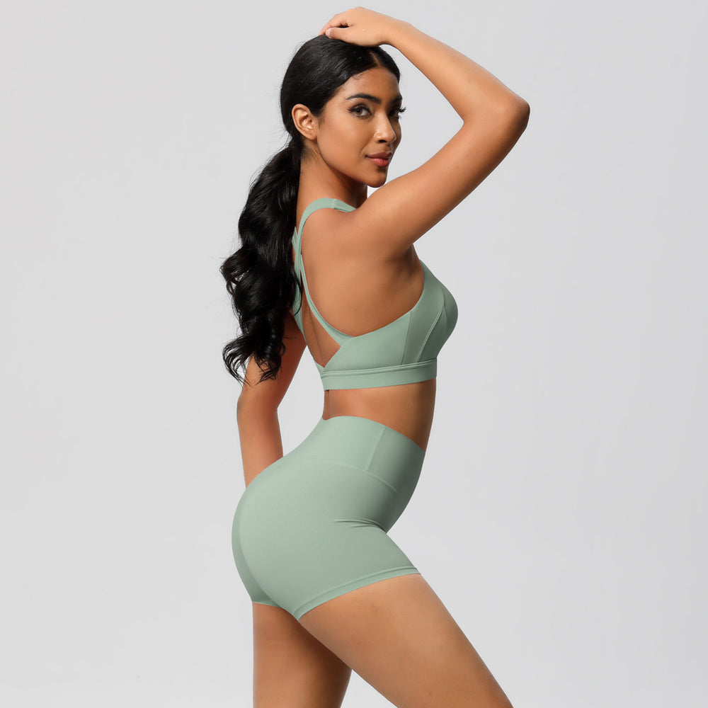 cloud feel outdoor casual running fitness suit high-intensity sports quick-drying tight butt lifting yoga suit