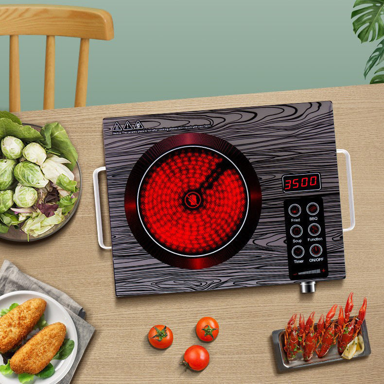 cross-border electric ceramic stove kitchen 3500w seven-ring light wave oven intelligent household manufacturer european regulations british regulations 0v
